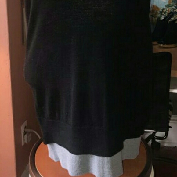 Black sleeveless long tunic - Picture 2 of 4